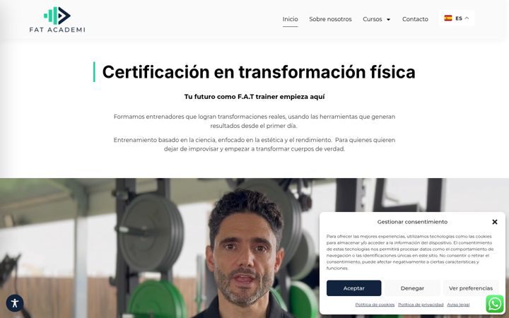 Screenshot of fatacademi.com