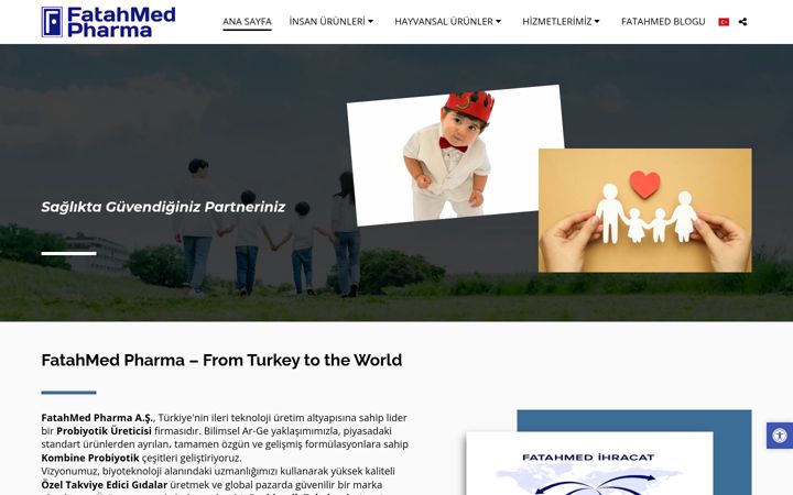 Captură de ecran a fatahmed.com.tr