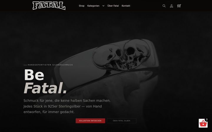 Екранна снимка на fatal-silber.de