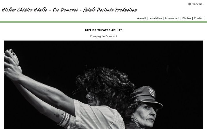 Screenshot of fataledestineeproduction.com