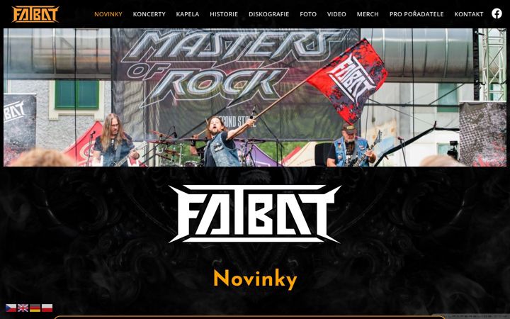 Screenshot of fatbatmetal.cz
