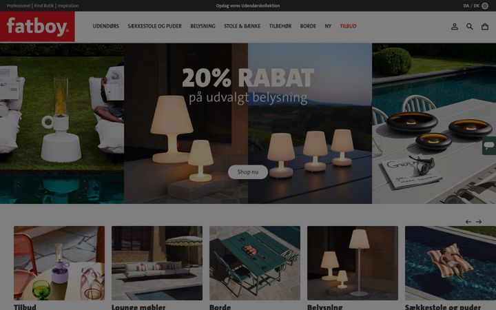 Screenshot of fatboy.com