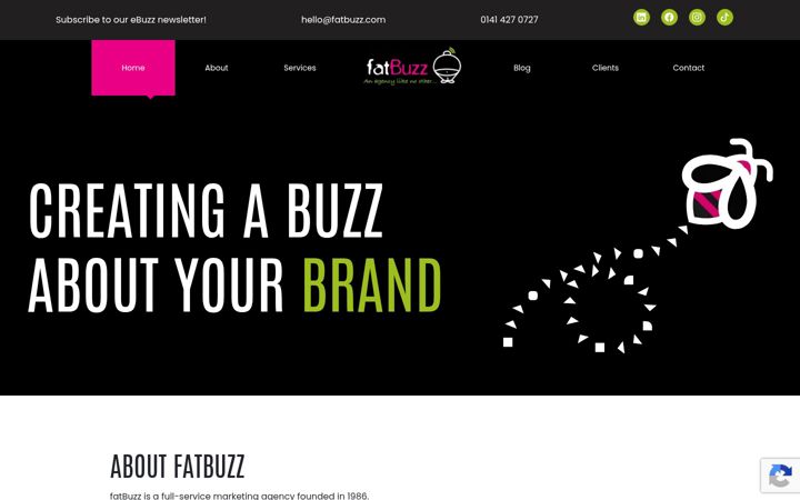 Screenshot of fatbuzz.com