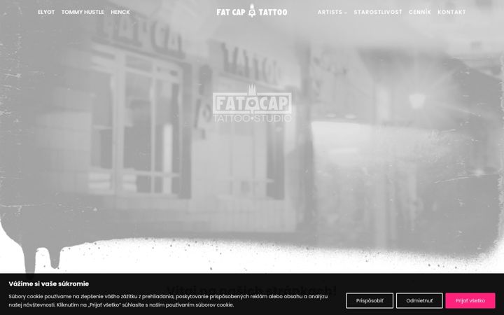 Screenshot of fatcap.sk