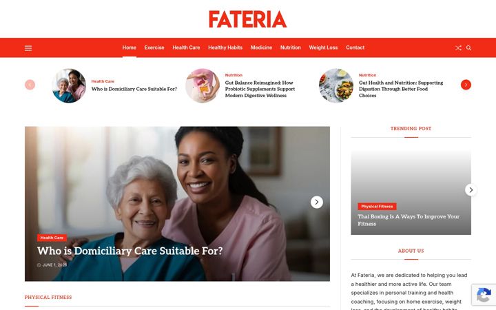 Screenshot of fateria.com