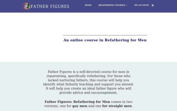 Ekrānuzņēmums no fatherfigures.info