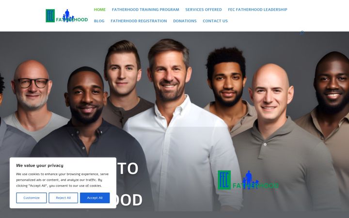 Screenshot of fatherhoodclass.com