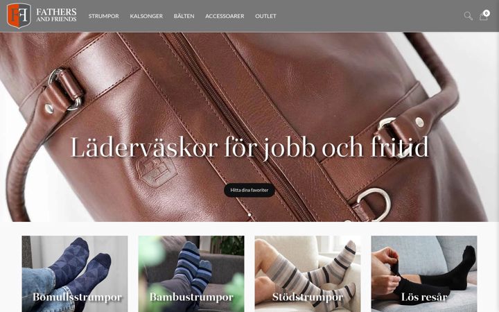 Screenshot of fathersandfriends.se