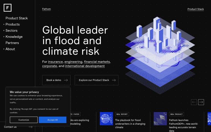 Screenshot of fathom.global