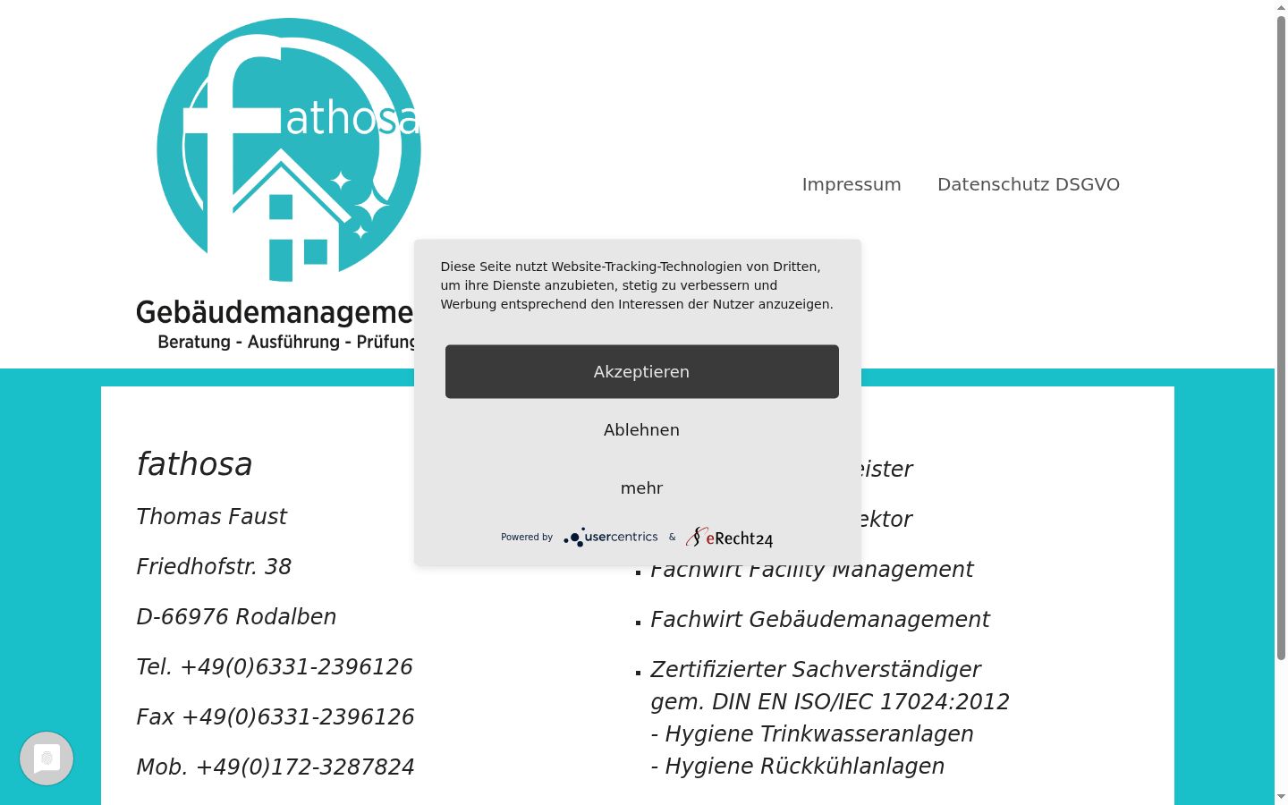 Screenshot tal-banner tal-kunsens muri qabel kwalunkwe interazzjoni