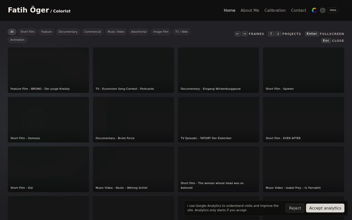 Screenshot of fatihoger.com