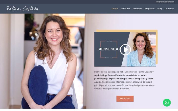 Screenshot of fatimacastano.com