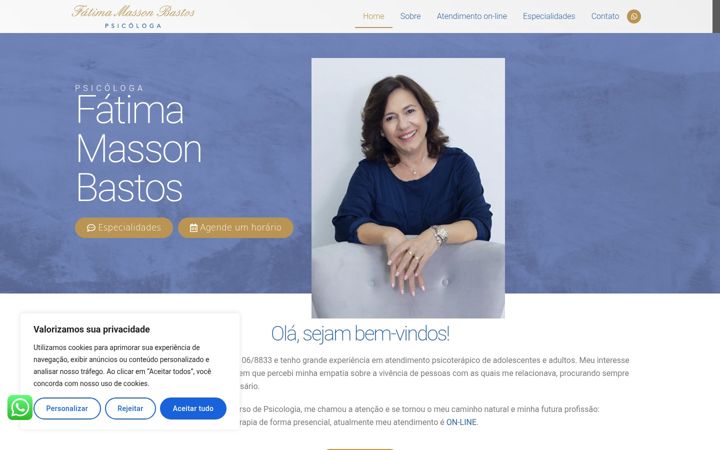 Screenshot of fatimamassonbastos.com.br