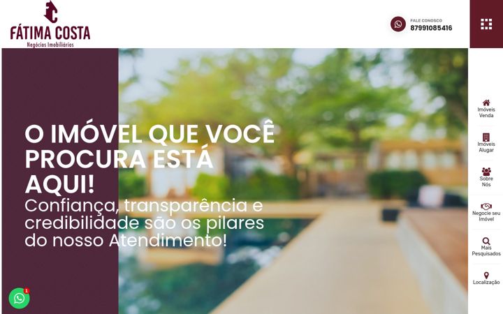 Zrzut ekranu fatimanegociosimobiliarios.com.br