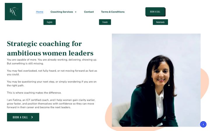 Screenshot of fatimawahni.com