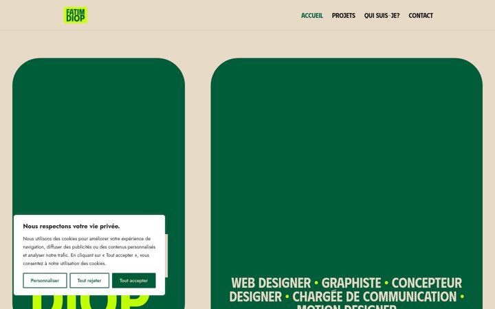 Screenshot of fatimdiop.fr