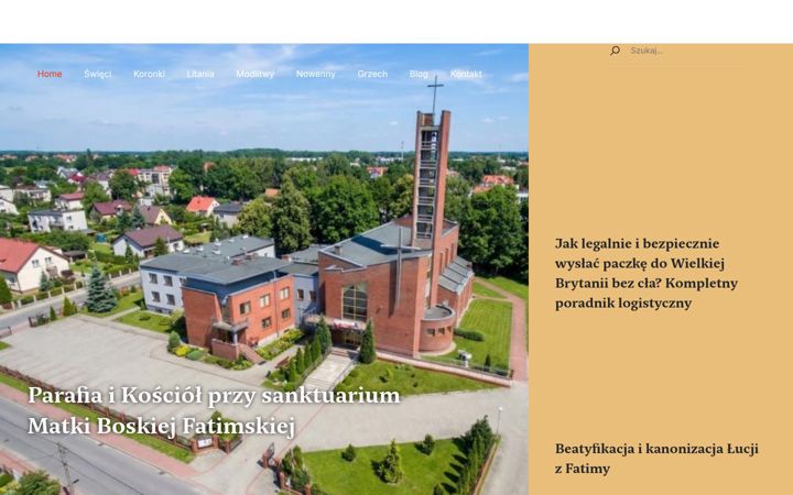 Screenshot of fatimska.wloclawek.pl