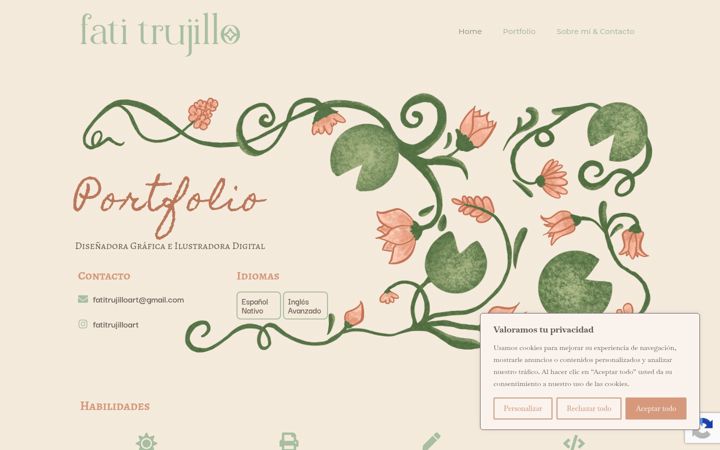 Screenshot of fatitrujillo.com