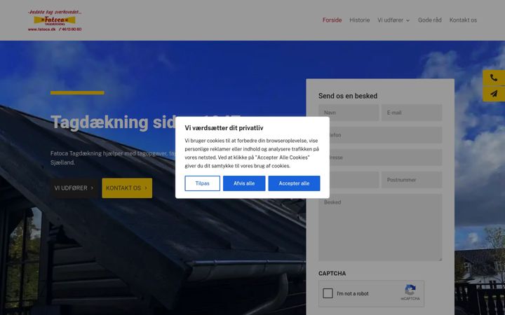 Screenshot of fatoca.dk