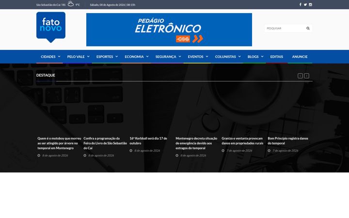 Zrzut ekranu fatonovo.com.br
