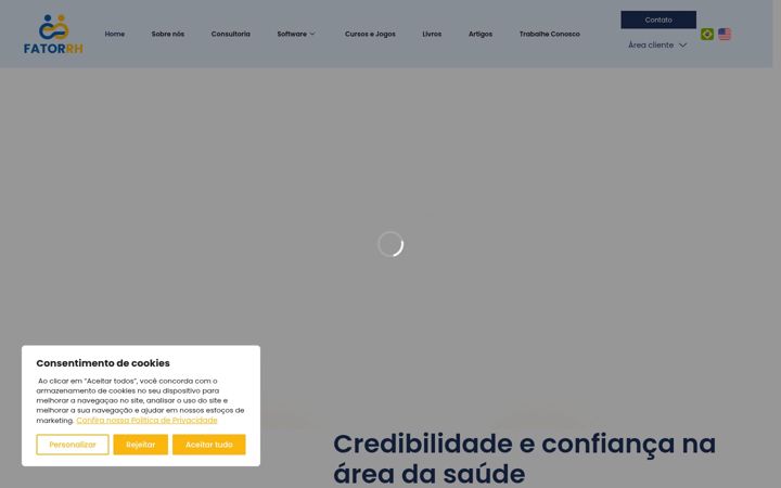 Zrzut ekranu fatorrh.com.br