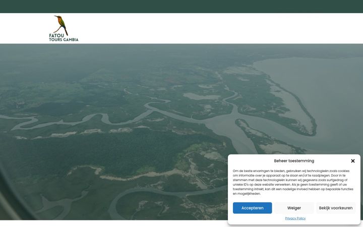 Screenshot of fatoutoursgambia.com