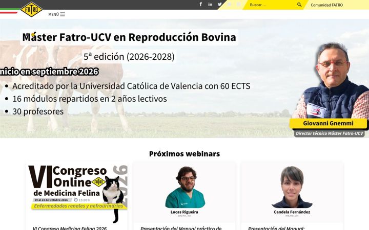 Screenshot stránky fatroiberica.es