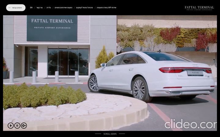 Screenshot of fattal-terminal.co.il