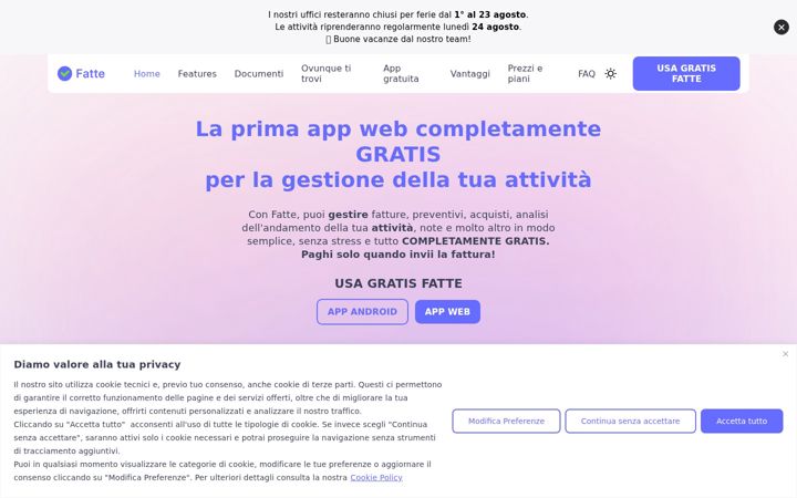 Screenshot of fatte.it