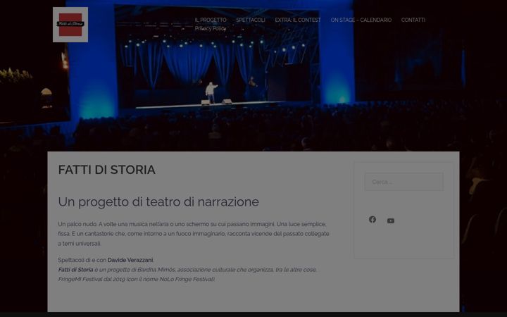 Screenshot of fattidistoria.it