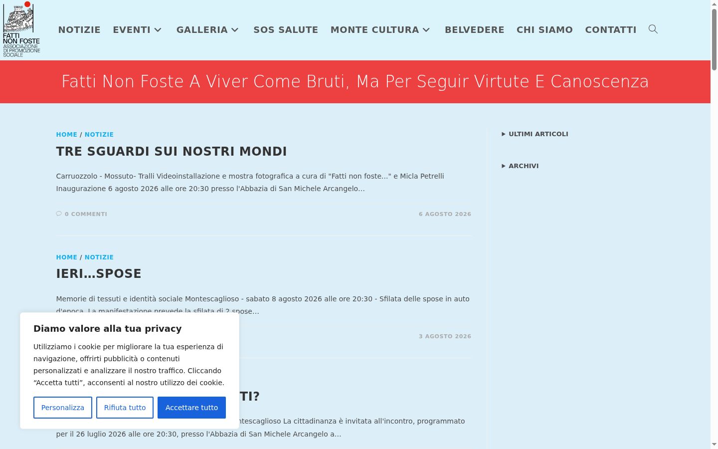 Capture d'écran de la bannière de consentement affichée avant toute interaction