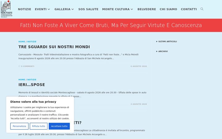Screenshot of fattinonfoste.it