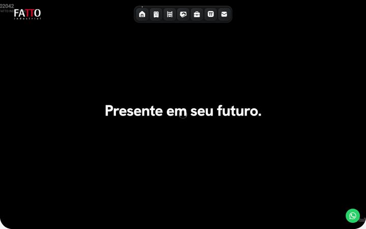 Screenshot of fatto.ind.br