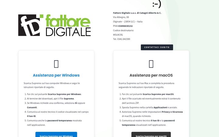 Screenshot of fattoredigitale.com