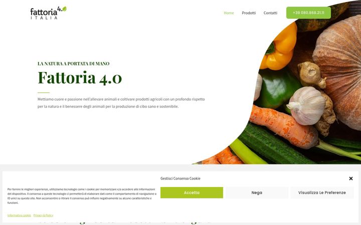 Screenshot of fattoria4.it
