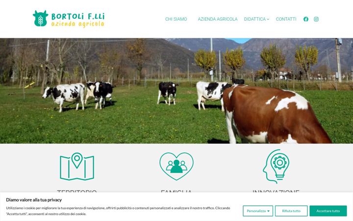 Ekraanipilt saidist fattoriacabortoli.it
