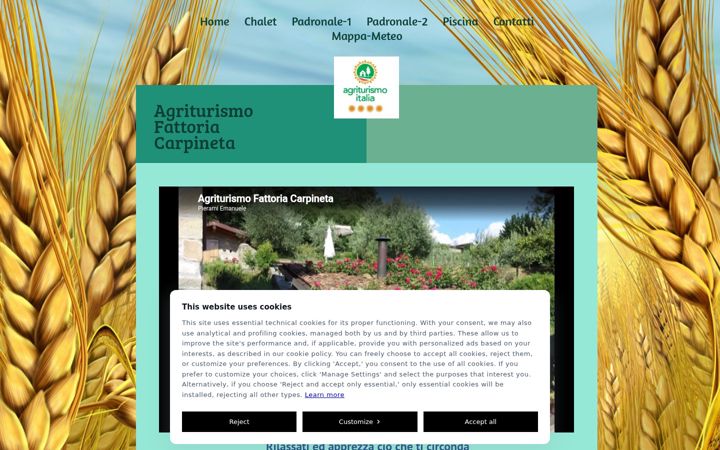Screenshot of fattoriacarpineta.eu