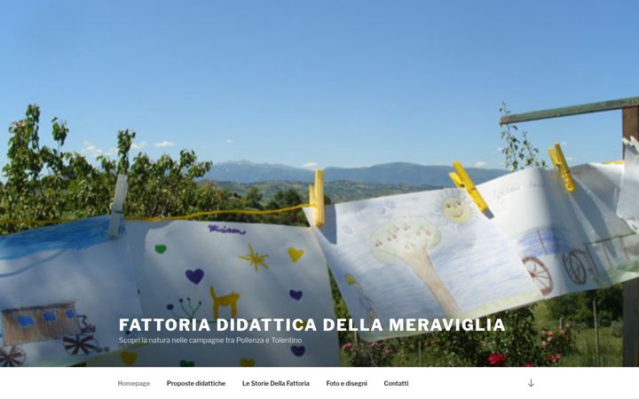 Ekraanipilt saidist fattoriadellameraviglia.it