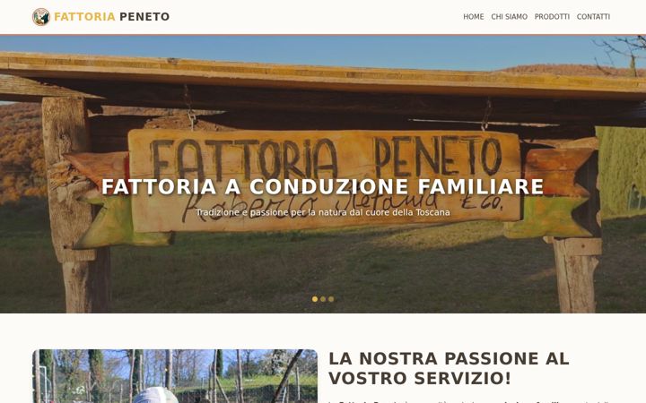 Screenshot of fattoriapeneto.it