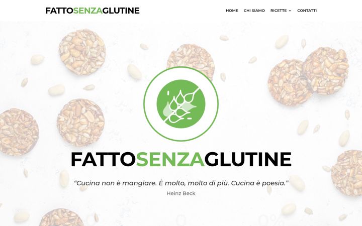 Screenshot του fattosenzaglutine.it