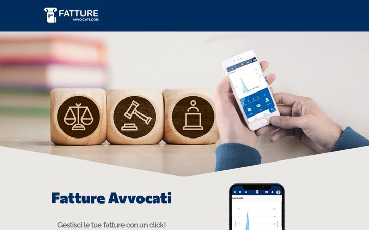 Screenshot of fattureavvocati.com