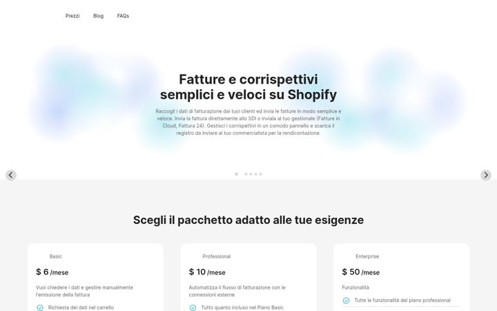 Screenshot of fattureitalia.it
