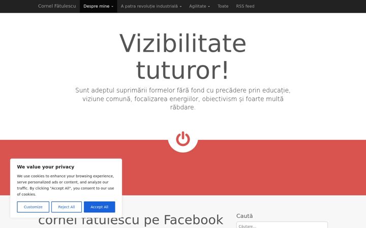 Screenshot of fatulescu.ro