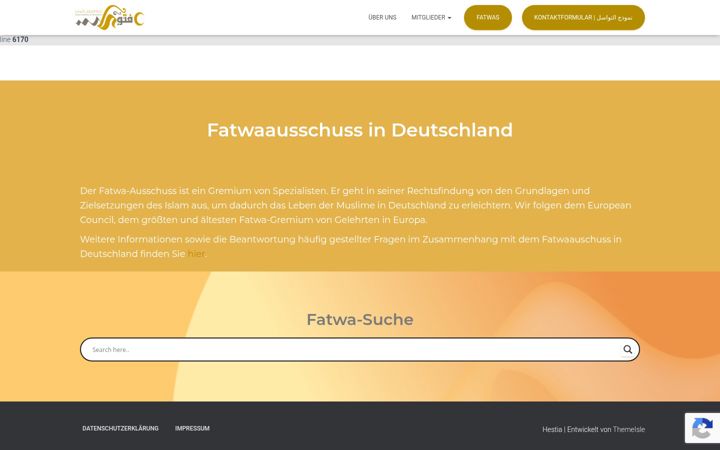 Екранна снимка на fatwarat.de