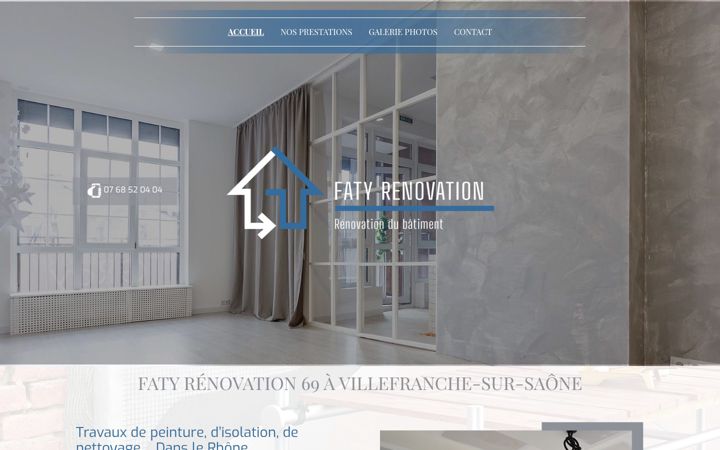 Screenshot of fatyrenovation69.fr