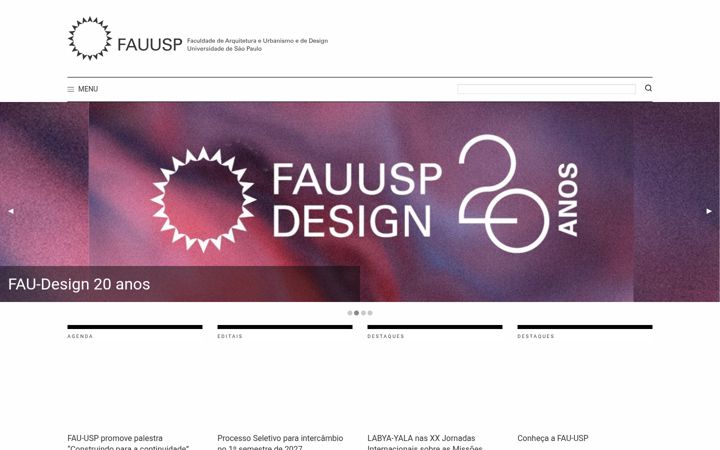 Zrzut ekranu fau.usp.br