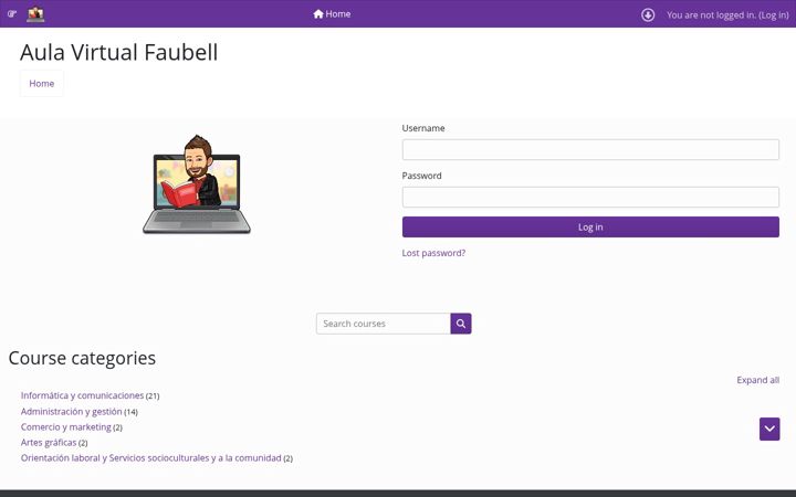 Screenshot of faubell.com