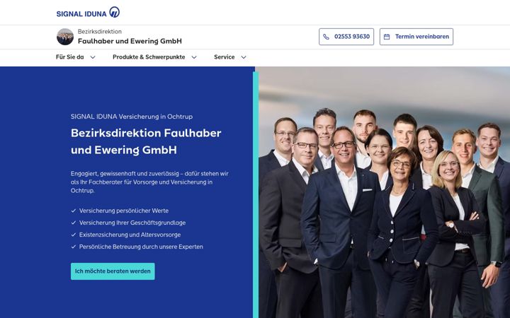 Screenshot of faulhaber-ewering.de