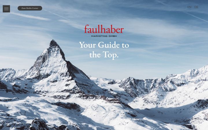 Screenshot of faulhaber-marketing.ch