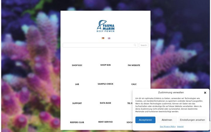 Képernyőkép: faunamarin.de
